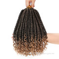 Wholesale Price Free Tress Wave End Curly Micro Box Braids Jumbo Hair Extension Wig Crochet Senegalese Twist